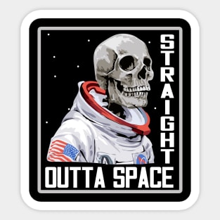 Straight outta Space Sticker